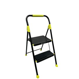 Louisville Ladder Qwik Step 2 Step Ladder, Step Stool with Anti-Slip Step, 375lb Load Capacity, L-4461-02
