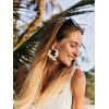 Stocking Stuffers Pearl Drop Earrings Bohemia Bead Pearl Hoop Earrings