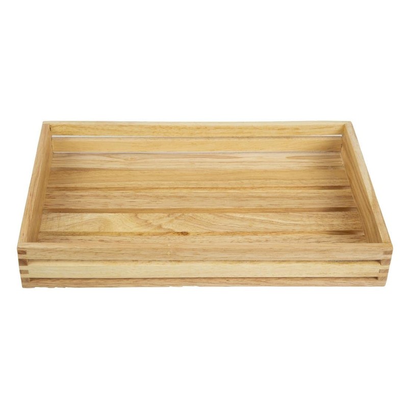 Olympia Low Sided Wooden Crate with New Useful Features for