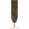 Brown Leather Sheath for PinPointer and Digging Tool Left Sided