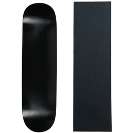 Moose Skateboard Deck Blank Dipped Black 8.0" Black Grip