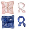 stylFRSH Silk Feeling HeadScarf for Women Lightweight Square Neckerchief for