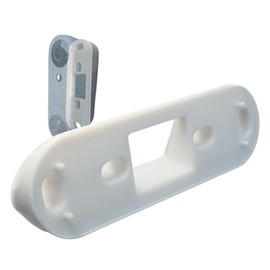 SplashNColor Video Doorbell Wedge Angle Mount Bracket Compatible with SimpliSafe - Durable Simplisafe Doorbell Mount for 45 Degree Adjustable Viewing - Secure Camera Mount Holder for Apartment Entry