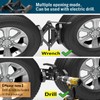 Rvdeaa X-Shaped Wheel Chocks for Travel Trailer【Allow Drill Adjust】 RV
