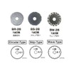 NT Cutter 28mm Rotary Wave Blades for Rotary Cutter and