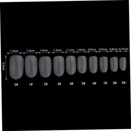 1 Nail Patches Stickers False Nails Fake Nails Clippers Kit Reusable Wraps Clear Pastel Sticky Artificial Manicure Accessories Transparent Baluue