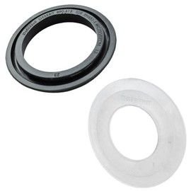 Geberit cistern seal set: jack bell seal and bass seal, no. 816.418.00.1 (818.109) and 240.282.00.1 (890.615)