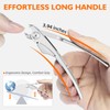 Slanted Nail Clippers for Men Thick Ingrown Nails, Large Toenail