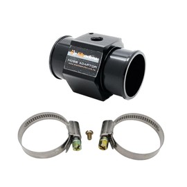 Shadow Water Temp Joint Pipe - Aluminum Radiator Hose Adapter for Coolant Temperature Sensor, Universal Fit for Engine Cooling System (40MM)