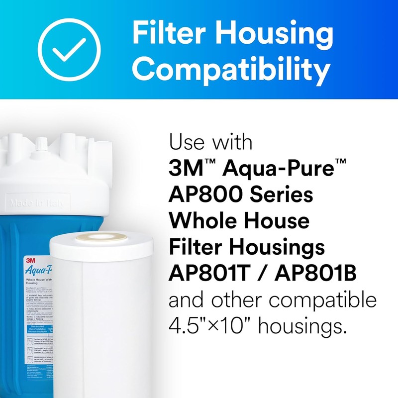 Aqua-Pure Whole House Large Dia. Replacement Filter, Model AP817