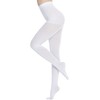 leg elegant Women's 80 Den Microfiber Soft Opaque Tights Pantyhose