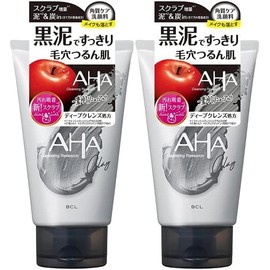 [2 pieces] AHA Cleansing Research Wash Cleansing (Wash Cleansing Black) BLACK Set Bulk Purchase [AHA Black Mud 120g]