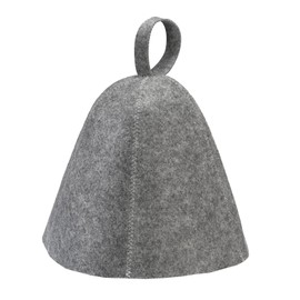 DDHHCP Sauna Hat, Sauna Hat, Grey Universal Size Sauna Hat, Sauna Hat, Suitable for Women and Men, Shower Sauna Head Protection