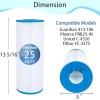2-PACK PRB25-IN Spa Hot Tub Filter Cartridge For Unicel C-4326