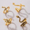 Gold Boho Ring Sets Stackable Knuckle Ring Vintage Snake Finger