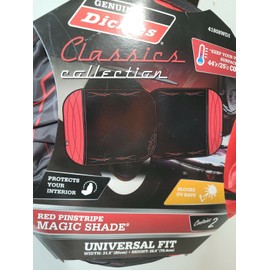 Dickies GENUINE DICKIES Classics Collection Red Pinstripe Magic Shade 2 pc Universal Fit