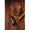 Pardo Cigar V-Cut Cigar Cutter, Black, Wedge Cut, Easy to