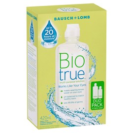 Bio True Multi-Purpose Lens Solution (Pack of 2)