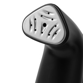 True & Tidy TS-38 Steamer for Clothes, Portable Handheld Garment Fabric Wrinkles Remover, 800Watts Powerful Steam, Stainless Steel Plate, Auto Shut-Off (Black)