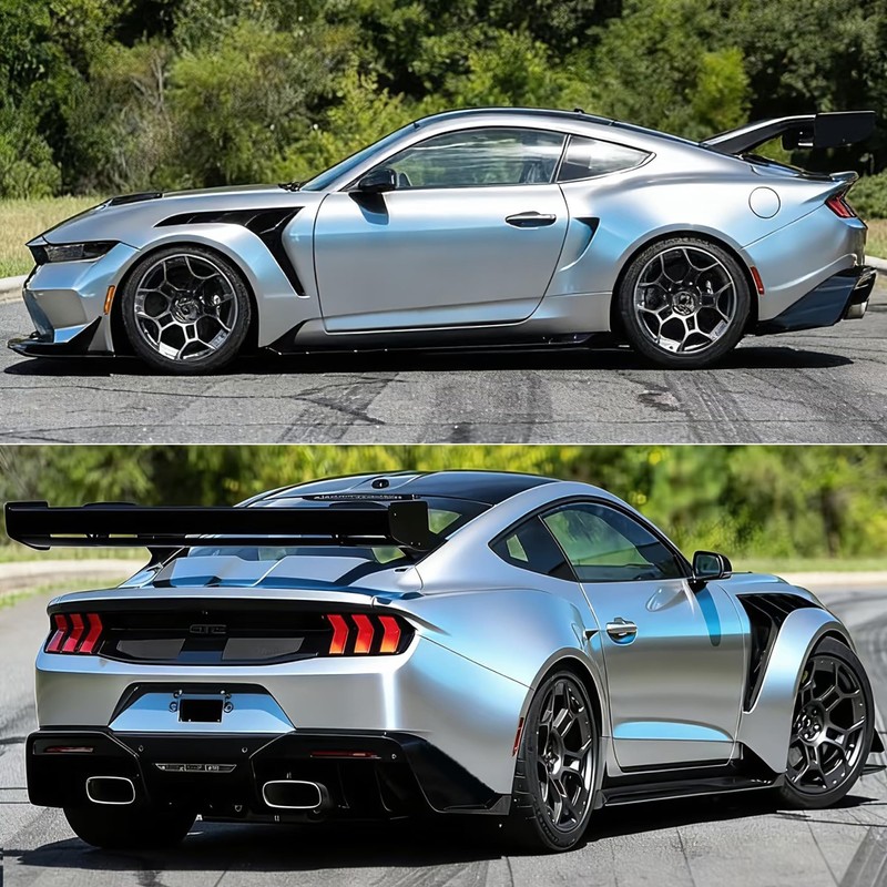 AuMoHall Silver to Ice Blue Chameleon Metallic Vinyl Wrap, Self-Adhesive