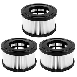 DC5151H (3-Pack) Replacement HEPA Filter for DEWALT DC5151H DC515 DCV517 Wet Dry Vacuum