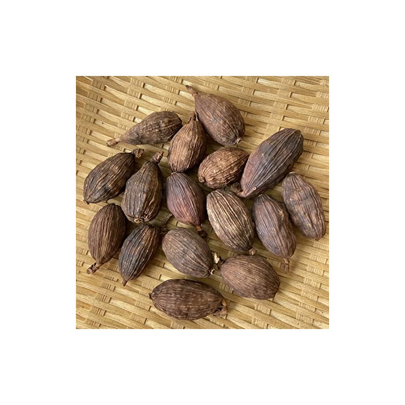 100g-500g Organic Cardamom Yunnan Seasonings Black Cardamon Smoky Flavour Spices