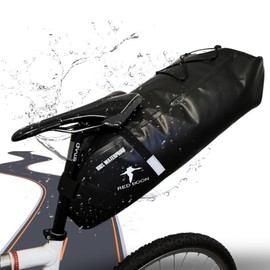 Red Loon Saddle Bag for Bicycle Waterproof - Pannier Rack Bag - Rear Bag Bicycle - Bicycle Bags for Pannier Rack Waterproof - Bikepacking - Backloader - Pack Bag Wheel 15 L Black