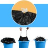 Dynko Small Bin Liners Bags, 10 Liter Drawstring Trash Bag,