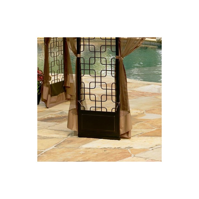 10 x 12 Trellis Gazebo Replacement Canopy Top Cover- RipLock