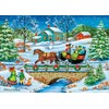 MasterPieces 1000 Piece Christmas Jigsaw Puzzle - Over The River
