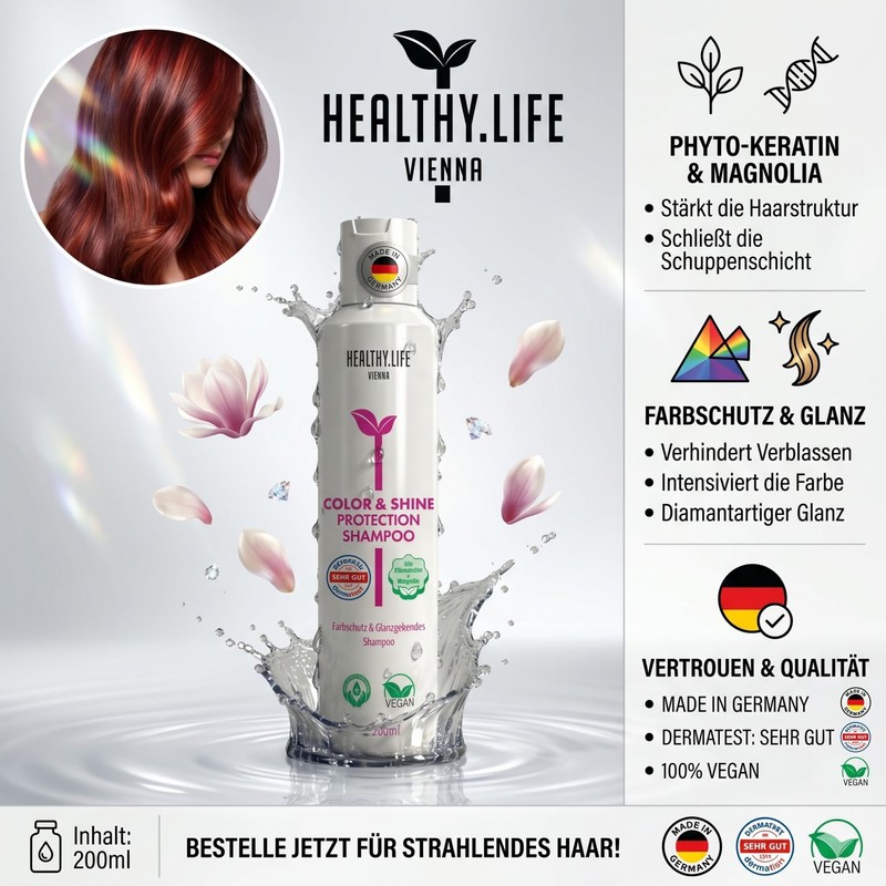 HLV - Colour & Shine Protecting Shampoo | Keratin &