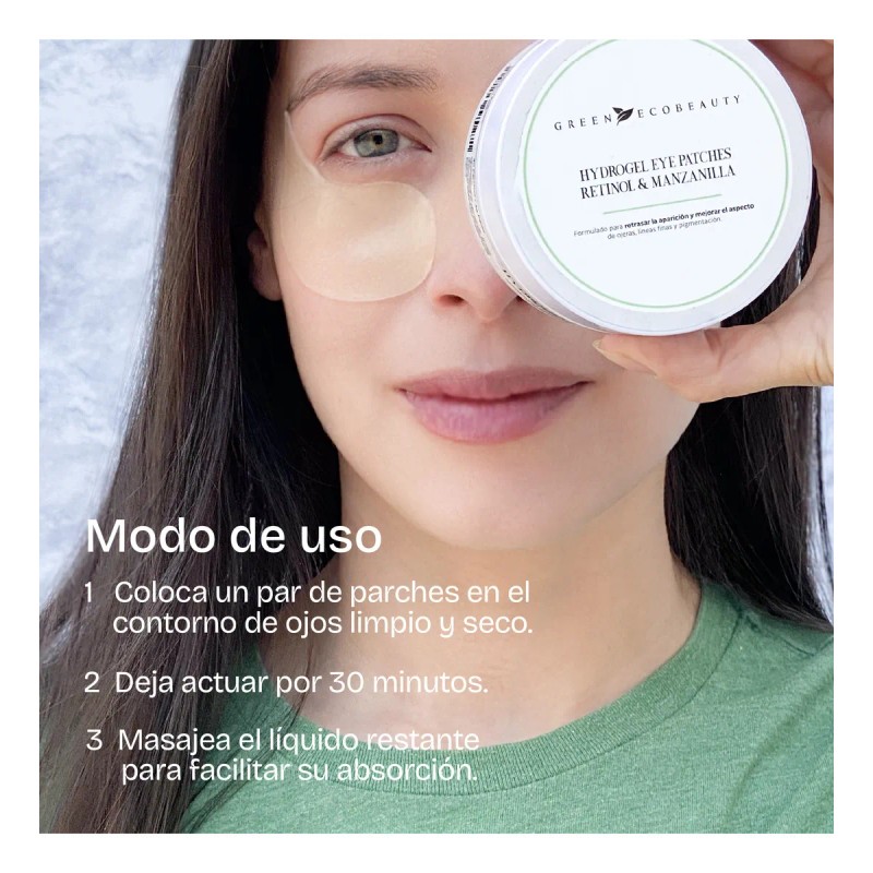 Parches Para Ojeras Antiedad Con Manzanilla Y Retinol Tipo De