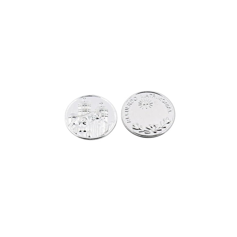 JOICE GIFT Silver Footed Wedding Arras Box Set with Coins