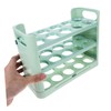 KOMBIUDA Refrigerator Door Three Layer Shelf Bin Food Grade Egg