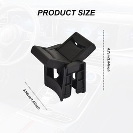 PACLVIO Cup Holder Insert Divider, Automotive Cup Holders Insert, Car Accessories Center Console Cup Holder Insert Divider Compatible with Toyota Highlander 2014-2019, Replaces 55618-0E170-C0