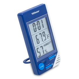 TRACEABLE - AO-90080-06 Traceable Thermometer with Clock, Humidity Monitor, and Calibration