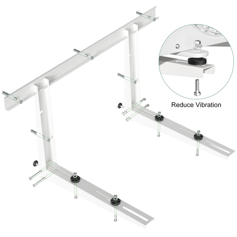 Outdoor Wall Mounting Bracket for Ductless Mini Split Air Conditioners