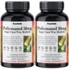 Earthville Policosanol 50mg Sugar Cane Wax Alcohol Octacosanol 10 20 Veggie Capsules, 120 Tablets, 2 Pieces / 어스빌 폴리코사놀 50mg 사탕수수왁스알코올 옥타코사놀 10 20 베지캡슐, 120정, 2개