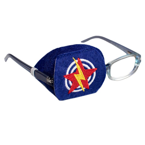 Eye Patch - Right Coverage Child Superhero Eye Glass Eye Patch by Patch Pals