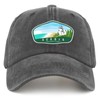 Acadia National Park Sun hat Cute hat Pigment Black Golf