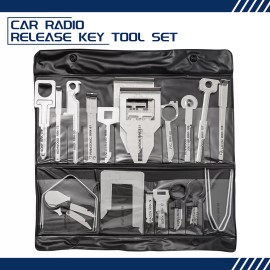 Unbranded 38pcs Car Radio Audio Stereo Removal Tool Key Set Head Unit Extractor Kit