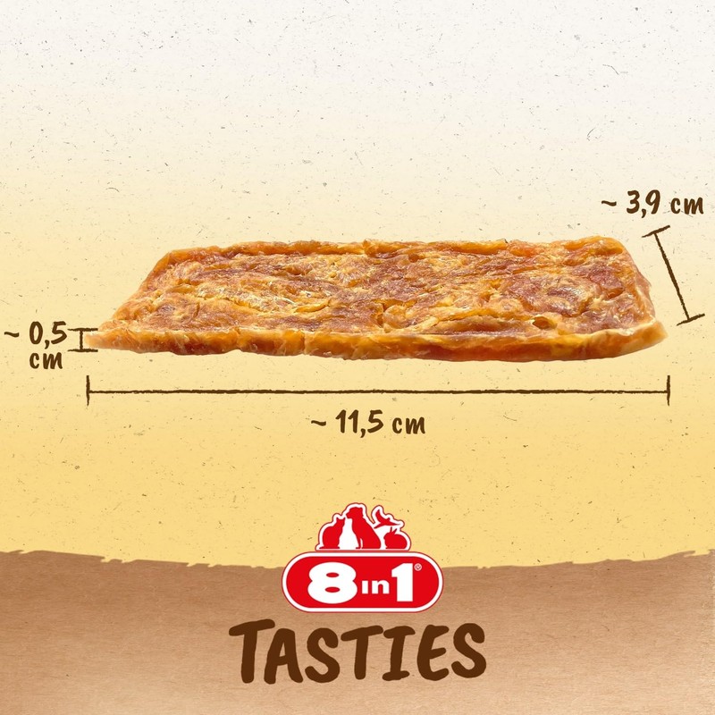 8in1 Tasties Chicken Fillets Hunde-Snack - getreidefreie Leckerlis aus köstlicher