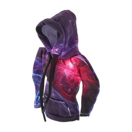 VekAuto Gear Shift Knob Cover Stick Shifting Handle Protector 17x16cm/6.69"x6.3" Purple Red Polyester 1 Pc Hoodie Style Automotive Manual Universal