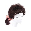 Remeehi 5.5" x 5.5" Short Curly Human Hair Extensions Crown