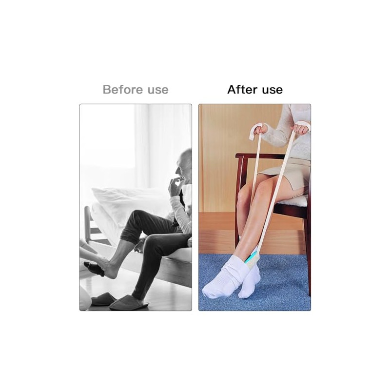 Dressing aid for socks and stockings, high-quality sock dressing aid