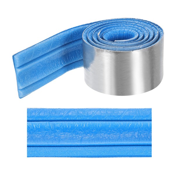 HARFINGTON 3D Wall Edging Self-Adhesive 90"x3.4" Flexible Peel and Stick