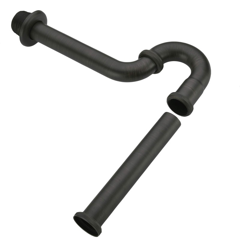 Orhemus Brass P Trap, 1 1/4 Bathroom Basin Sink Waste
