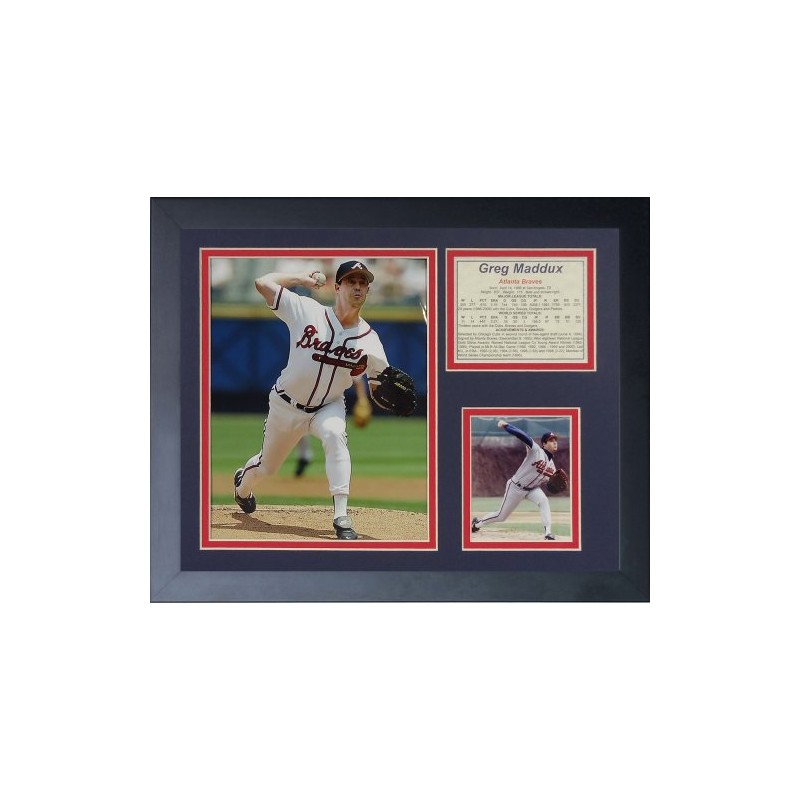 Legends Never Die 11184U Greg Maddux Collage Photo Frame, 11"
