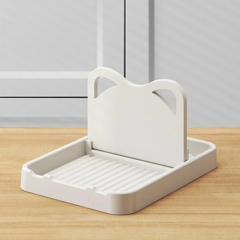 Pot Lid & Spoon Holder for Kitchen Counter – Multifunctional