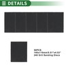 X AUTOHAUX Sandpaper Hook & Loop Sanding Sheets 140x115mm Black